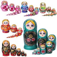 สตรอเบอร์รี่สาว Matryoshka ตุ๊กตาไม้ Snowman ตุ๊กตาทำรังรัสเซียสำหรับเด็ก B rithday คริสต์มาสของขวัญเด็กของขวัญวัน