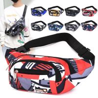 Men Patchwork Waist Packs Women Sports Shoulder Bag Fashion Crossbody Bag Boys Kpop Hip Hop Couple Models Handbag Gift for Girls Running Belt