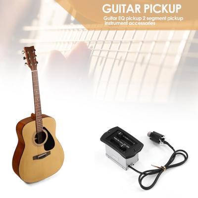 Acoustic Guitar 2-Band EQ Equalizer Tuner System Pickup Preamp for Ukulele Guitar Bass Accessories