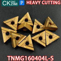 10จุด TNMG160404L-S TNMG 160404L S คาร์ไบด์แทรก Slotted แทรกเครื่องมือการเปลี่ยน CNC หนักตัดหยาบเครื่องมือตัดสำหรับเหล็ก