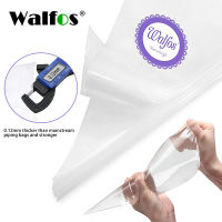 WALFOS 100 Pieces Cake Piping Bags Thicken Anti Burst Cream Icing Piping Nozzle Bag Pastry Tips Cake Decorating Tools