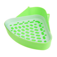 Pet Cat Rabbit Small Animal Pee Toilet Potty Bowl Corner Clean Litter Trays Hot