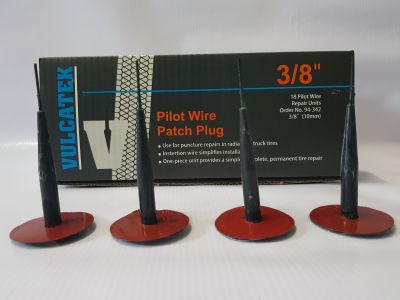 Pilot Wire Patch Plug 3/8นิ้ว (1 กล่อง 18 ดอก)  แผ่นปะยางดอกเห็ด Pilot Wire Patch Plug (1 กล่อง 18 ดอก)