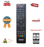 Remote Điều khiển TV Asano- Hàng mới chính hãng 100% tặng kèm Pin