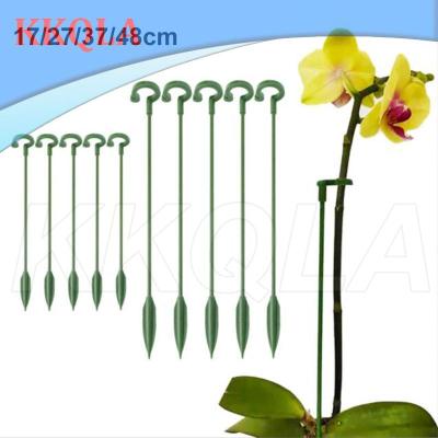 QKKQLA 5/10x 37cm 48cm Plastic Plant Supports Holder Bracket Flower Stand climbing Fixed Protection Tool Garden Supplies For orchid