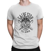 Men T-Shirts Galveston Island Texas Funny Pure Cotton Tees Short Sleeve Dead Island T Shirts Round Collar Clothes Adult