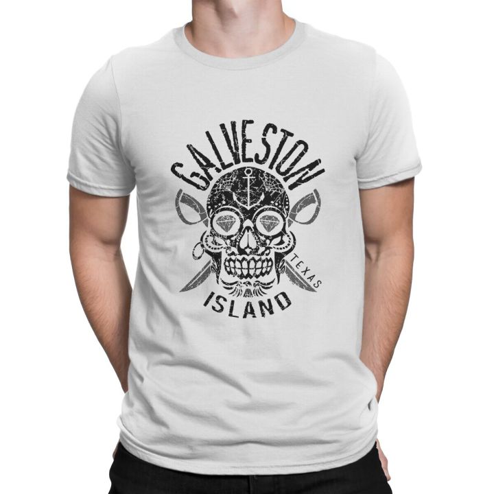 men-t-shirts-galveston-island-texas-funny-pure-cotton-tees-short-sleeve-dead-island-t-shirts-round-collar-clothes-adult