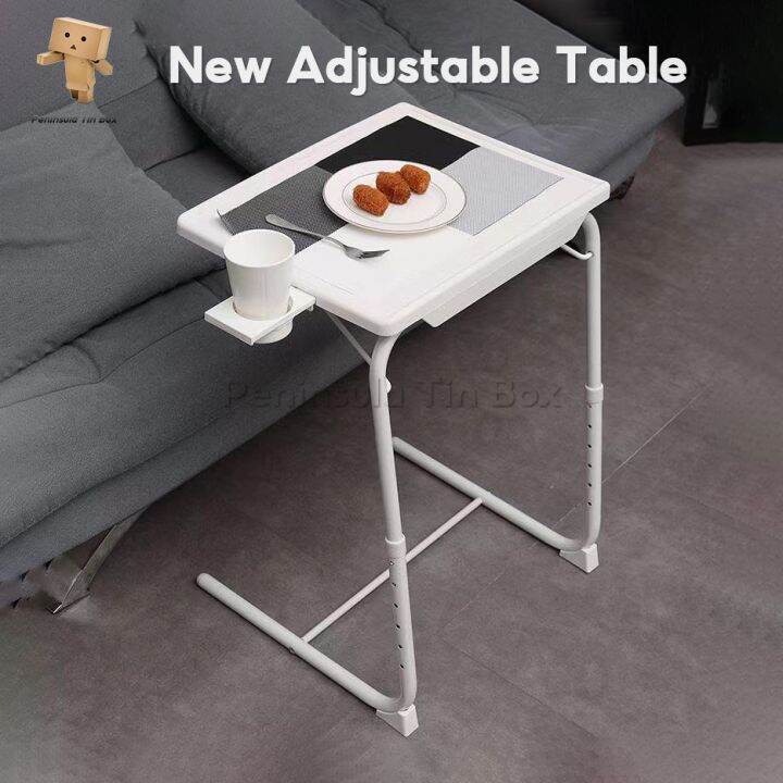 New Adjustable Table TV Dinner Tray on Bed & Sofa, Comfortable