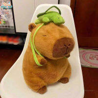 M-Baby Kawaii Capybara ตุ๊กตาหนานุ่ม S ตุ๊กตาหนานุ่มที่สมจริงตุ๊กตาสตัฟขนนุ่มสบายผิวเป็นมิตรสำหรับเด็กของขวัญสะดวกสบายสำหรับเด็ก MBaby-MY