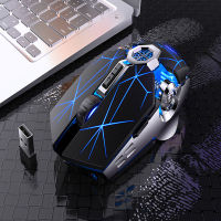 Wireless Gaming Mouse 1600 DPI Rechargeable Adjustable 7 Color Backlight Breathing Gamer Mouse Game Mice For PC Laptop