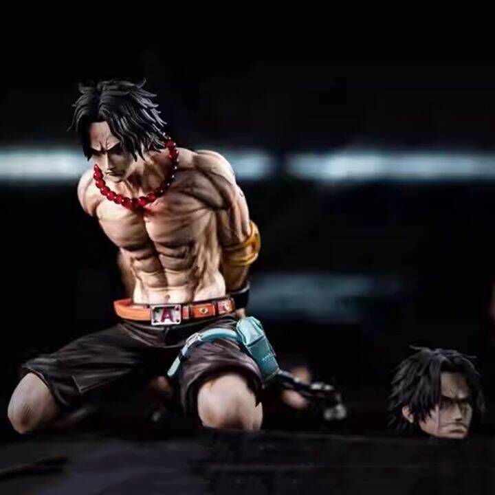 24cm-anime-ace-one-piece-figures-portgas-d-ace-action-figures-one-piece-execution-platform-pvc-collection-model-birthday-toys