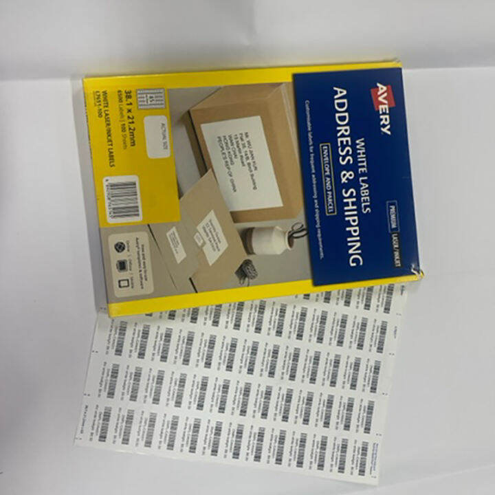 Avery L7651 address and shipping label 38.1x21.2mm label Lazada Singapore