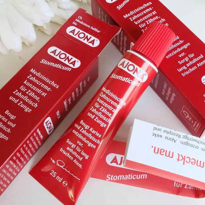 ยาสีฟัน AJONA Stomaticum Concentrate for Toothpaste made in GERMANY