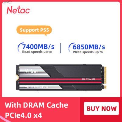 SSD NV7000 Netac 1TB M.2 PCIe 4.0X4 NVMe 7400MB/S SSD 2TB 4TB M2 2280ดิสก์แบบแข็งภายในสำหรับ PS5เดสก์ท็อป Zlsfgh