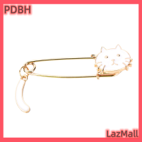 PDBH Fashion Store เครื่องประดับผู้หญิงแฟชั่น,ลดราคาน้ำมันรูปแมวสีดำสีขาวน่ารักเครื่องประดับเข็มกลัดประณีต