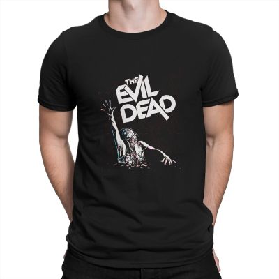 Shotgun King Creative Tshirt For Men Evil Dead Round Collar Basic T Shirt Personalize Birthday Gifts Streetwear