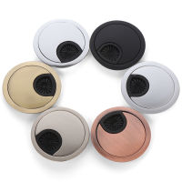 1PC Zinc Alloy Desk Wire Hole Cover Computer Tidy Grommet Table Cable Outlet Port Surface Line Box Table Cable Fastener Hardware