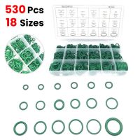 530Pcs O-Ring Seal Rubber Green Replacement Air conditioning Car Hydraulic Gasket