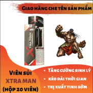 Viên sủi XTRAMAN cao cấp tăng cường sinh lý nam mạnh mẽ hộp 20 viên - hàng