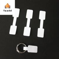 TAADD สติกเกอร์เครื่องประดับ100ชิ้นสร้อยคอเหนียวขนาดสติ๊กเกอร์ป้องกันล้อรถป้ายผูกเชือกป้ายราคากระดาษ