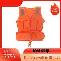 New Orange Adult Universal Foam  Life Jacket Flotation Drifting Swimming Boating Ski Life Jacket Vest With Whistle  Life Jackets