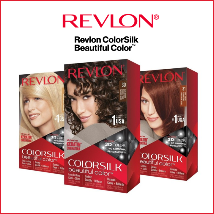 Nhuộm Tóc Phủ Bạc Revlon Colorsilk Beauty Color - nhuộm tóc Revlon: Bạn muốn sở hữu một mái tóc đẹp và sang trọng với công nghệ nhuộm tóc tiên tiến nhất? Hãy thử ngay loại thuốc nhuộm tóc phủ bạc của Revlon Colorsilk Beauty Color. Không chỉ giúp phủ bạc tốt, sản phẩm còn giữ cho mái tóc mềm mượt và bóng mượt. Hãy xem hướng dẫn sử dụng ngay để trải nghiệm sản phẩm tuyệt vời này.