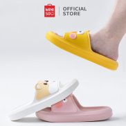 MINISO Summer House Slippers Cute Sausage Mouth Duck Bathroom Slippers