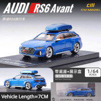 CM-รุ่น1:64รถออดี้ RS6เกวียนซูเปอร์คาร์อัลลอยหล่อขนาดเล็กโมเดลรถจำลองรถสะสมของขวัญ