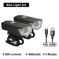 USB Rechargeable Bike Light Waterproof Bicycle Front Rear Light Cycling Safety Warning Farol For Bike Accessories For Bikes