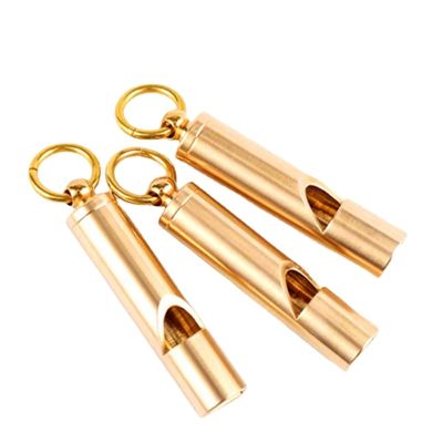 Pure Copper Super Loud Whistle Outdoor Lifesaving Metal High-margin Basketball Football Referee Training Brass Whistle Survival kits