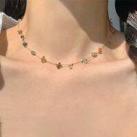 【DT】hot！ Stone Necklace Clavicle Chain Choker New Jewelry