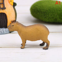 ?【Lowest price】MH จำลองมินิสัตว์ป่าน่ารักรุ่น figurines capybara Collection ของขวัญของเล่น