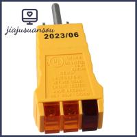 JIAJUSUANSOU เครื่องทดสอบเต้าเสียบไฟฟ้ากระแสสลับ120V ปลั๊กไฟไฟฟ้ากระแสสลับสีเหลืองทดสอบความปลอดภัยร้านค้าอเมริกาเหนือ