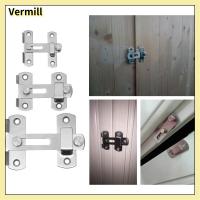 VERMILL ฮาร์ดแวร์ เฟอร์นิเจอร์ ความปลอดภัย สแตนเลส ตัวล็อคกุญแจ หัวเข็มขัดประตูเงียบ กลอนประตู คณะรัฐมนตรีจับ ล็อคหน้าต่างจับ Hasp