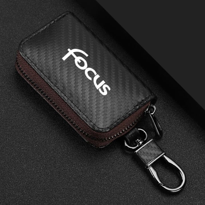 for-focus-bmax-smax-cmax-car-accessories-carbon-fiber-car-key-case-men-ladies-key-storage-bag