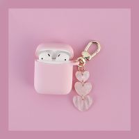 เคสหูฟังซิลิโคนพวงกุญแจยอดนิยมสำหรับ Apple Airpods 1 2ฝาครอบอุปกรณ์เสริม