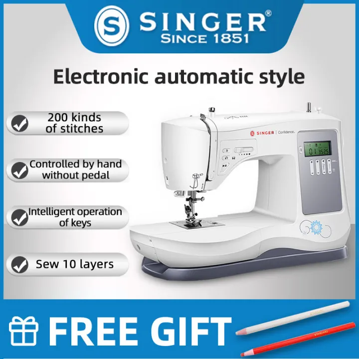 Singer Sewing machine Original 7640 Portable High speed with table with
