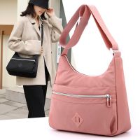 7สีผ้า Crossbody ผู้หญิงกระเป๋าสะพายไหล่แบบลำลองกันน้ำไนลอนกระเป๋าถือกระเป๋าถือทุกวันหรือผู้หญิงเดินทางซื้อของ Messengerbag