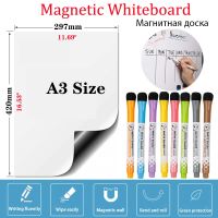 A3 Size Whiteboard Practice Writing Memo Message Dry Erase Calendar Board Stickers Stickers Magnetic White Board