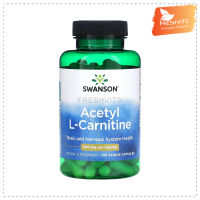 Swanson, Acetyl L-Carnitine, 500 mg, 100 Veggie Capsules