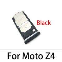 สินค้าใหม่สำหรับ Motorola Moto Z4/ที่ใส่ถาดใส่ซิมบัตรซูม1ชิ้นอะไหล่ทดแทนสีดำสีม่วง