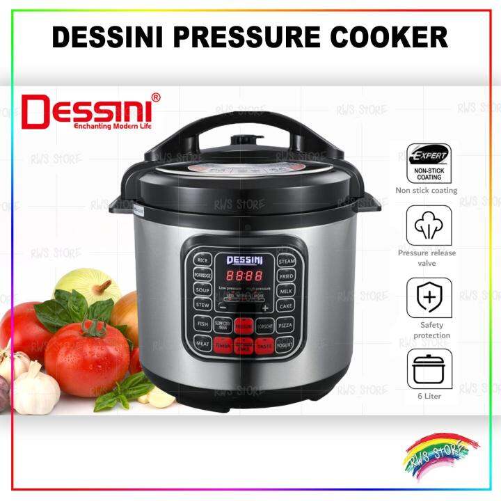DESSINI Pressure Cooker 20 Buttons Lazada