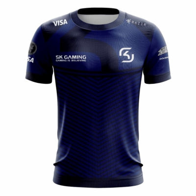 New FashionSK Gaming Uniform Jersey GRAY CS GO A Mens Dreams Summer Short Sleeve T-shirt 2023