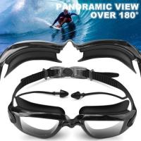 【health】 Electroplating Swimming Goggles UV Protection Anti Fog for Men Women