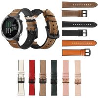 Genuine Leather Silicone Watch Band Strap for Garmin Forerunner 645 Music 245 245M 【BYUE】