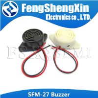 【YF】▩  1PCS SFM-27 3-24V 90DB black white Beep Alarm Buzzer Sounder Continuous sound