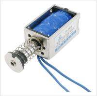 JF-Z05 Solenoid Electromagnet DC 6V/12V/24V 400mA 10mm Stroke 45N 4.5Kg 9.9LB Force Open Frame Type