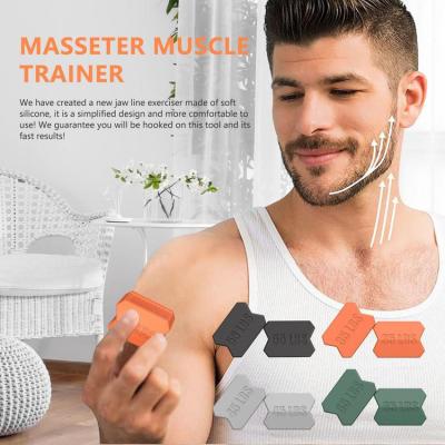 Jaw Trainer Silicone Jawline Exerciser for Men &amp; Women 2pcs Facial Exerciser and Double Chin Reducer for Men &amp; Women for Sharp Chin Line intensely