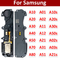 ลำโพงสำหรับ Samsung Galaxy A10S A20S A30S A50s A21s A01 A11 A21 A31 A51 A10 A02s สายลำโพงที่บิดงอได้บอร์ดเสียงแจ้งเตือน