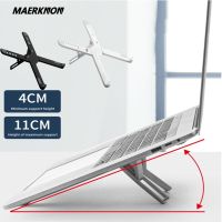 Foldable Laptop Stand Portable Plastic Notebook Support Base Holder Adjustable Cooling Bracket For 9-15.6inch Laptop Accessories Laptop Stands